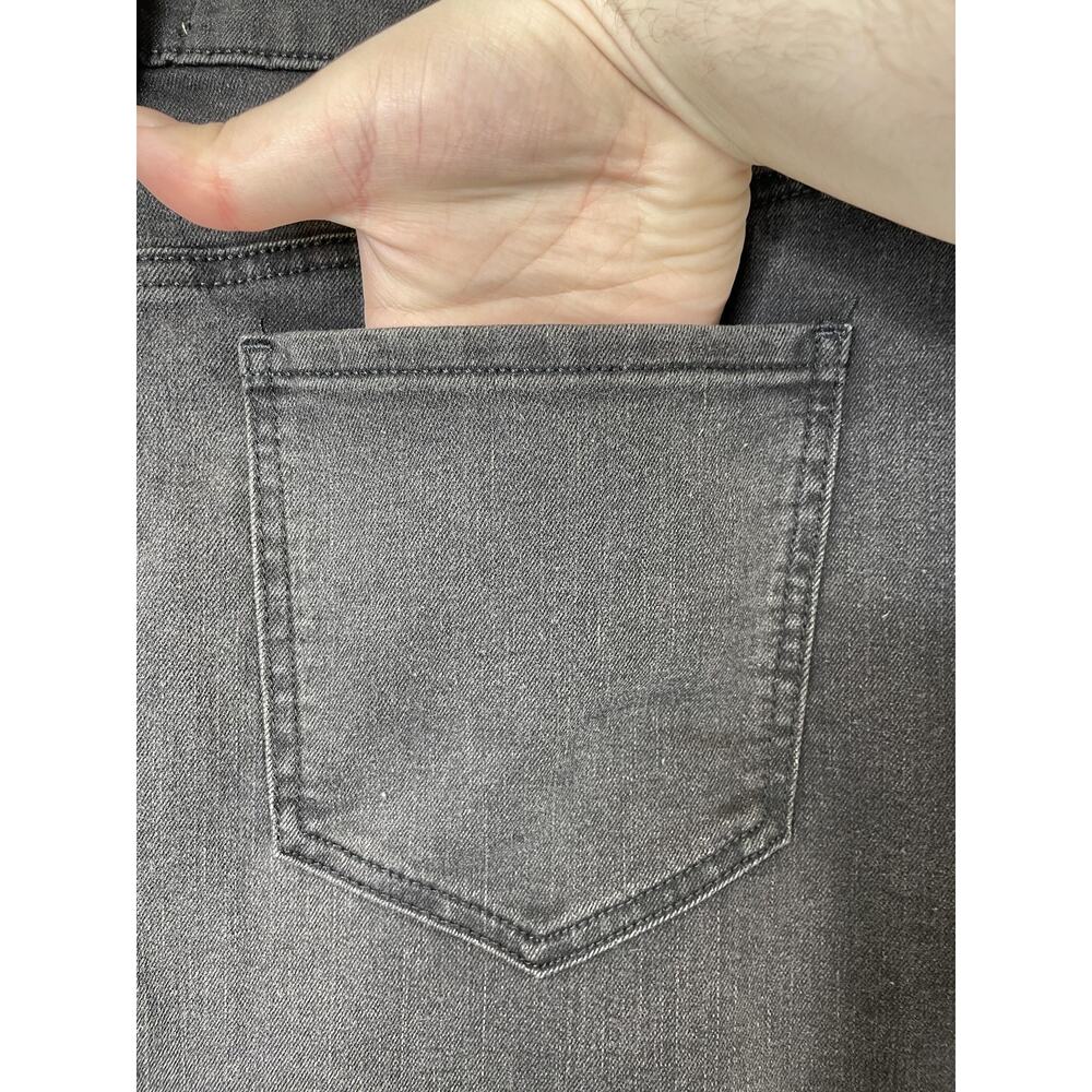 SO Jeans Womens 18 Plus Black High Rise Wide Leg Superstretch Black Wash Denim - Picture 8 of 13
